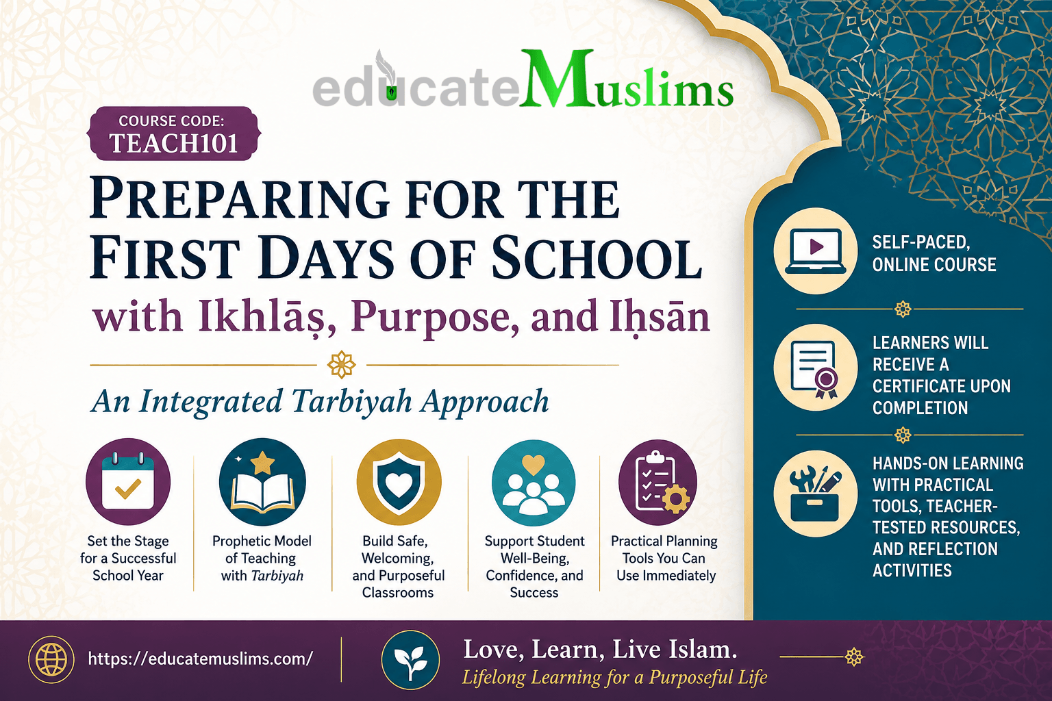 You are currently viewing A New School Year Begins with the Right Intention
